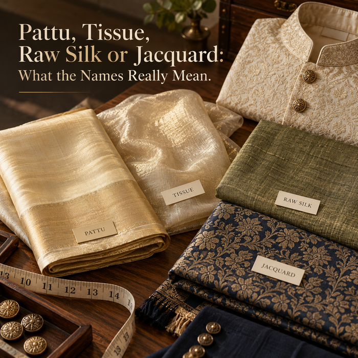 Kanchi Pattu, Tissue Pattu or Silk? A Fabric Guide for Grooms