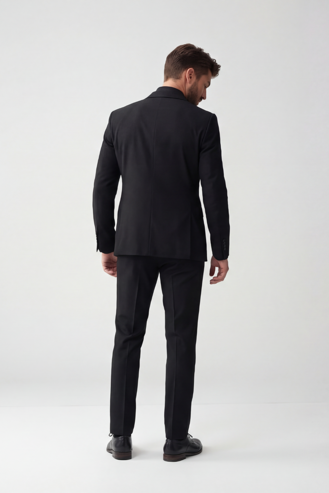 Classic Black Slim Fit Suit for Men – Premium Designer Formal Party & Wedding Suit