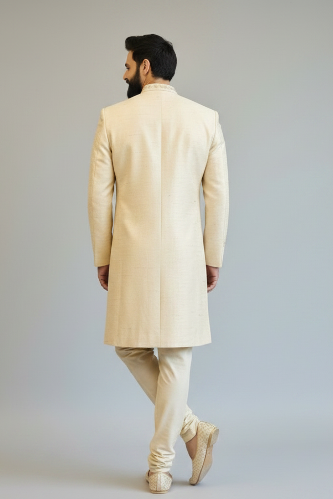 Abstract Honey comb pattern sherwani