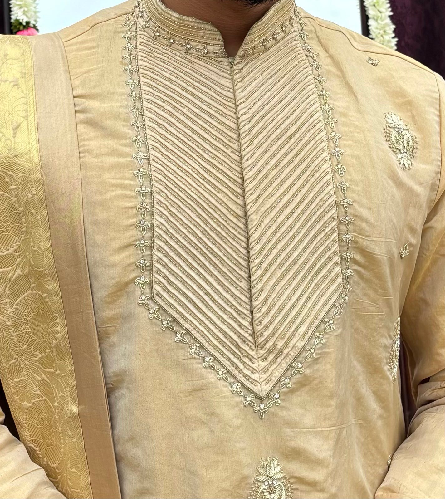 Pure Golden Tissue Pattu Set