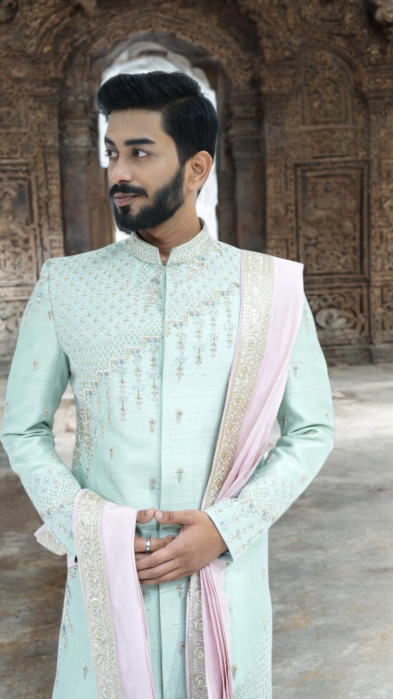 The Abstract Jewel Sherwani
