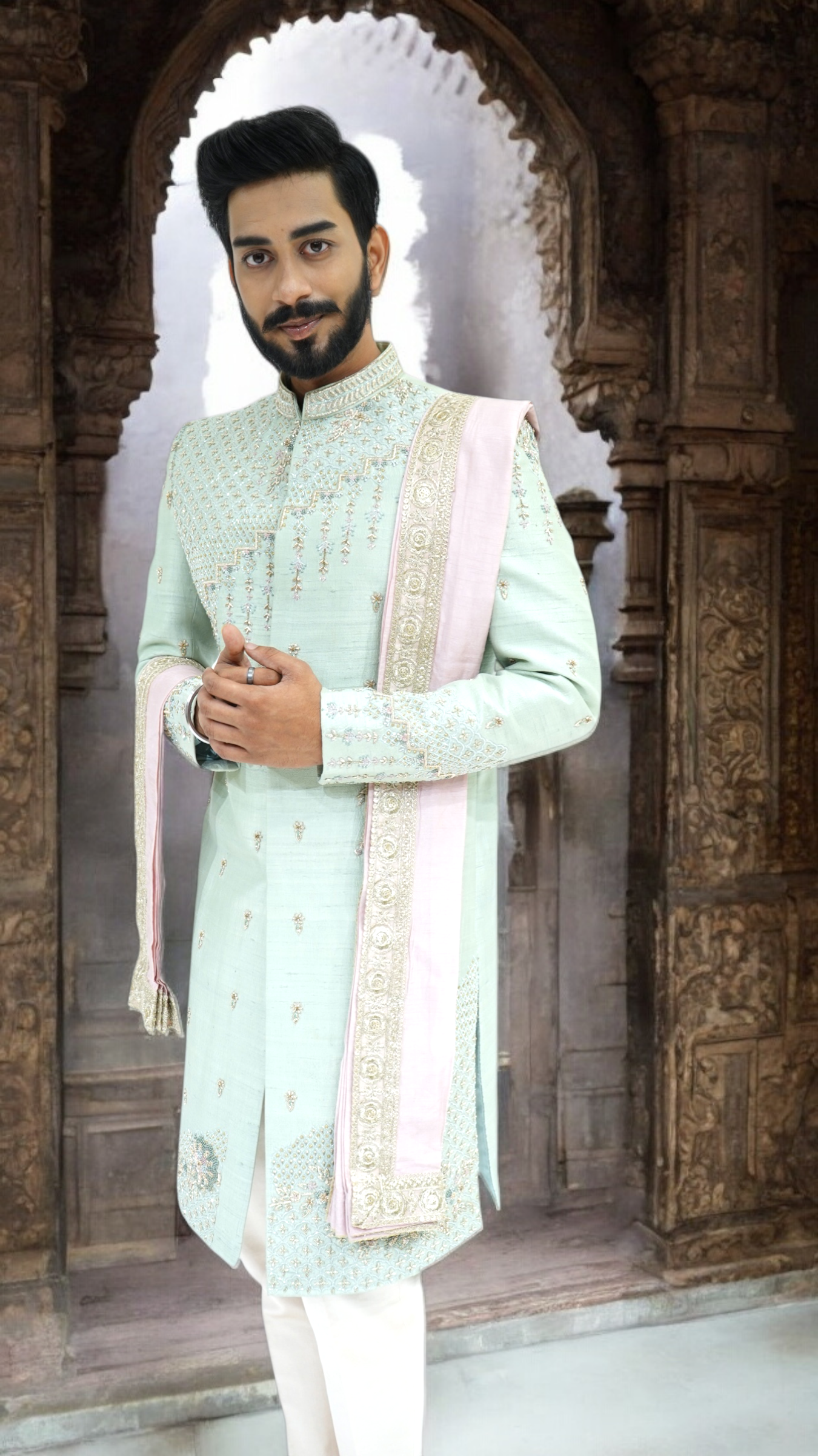 The Abstract Jewel Sherwani
