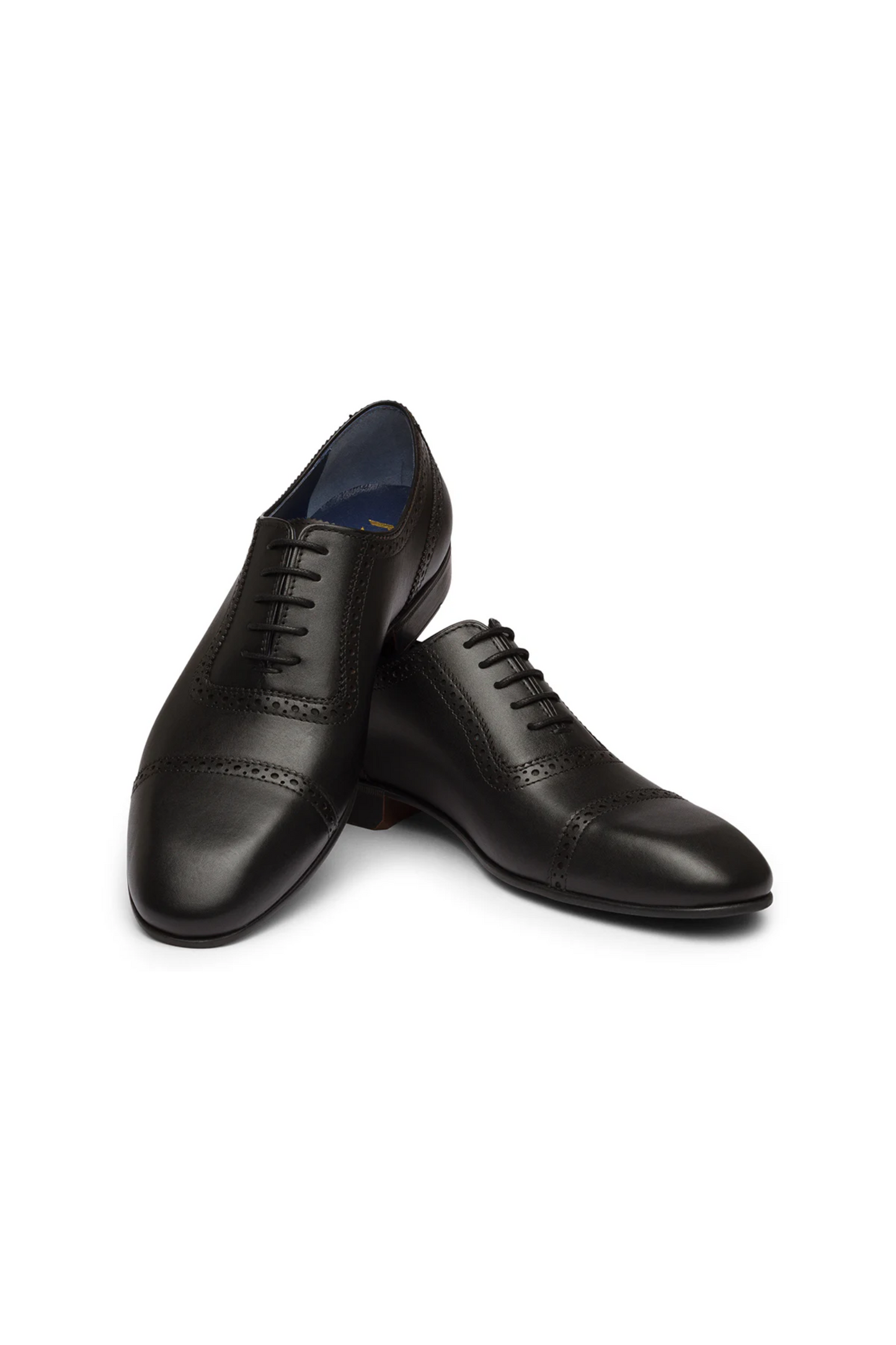 ATHENS - BLACK LEATHER SHOES