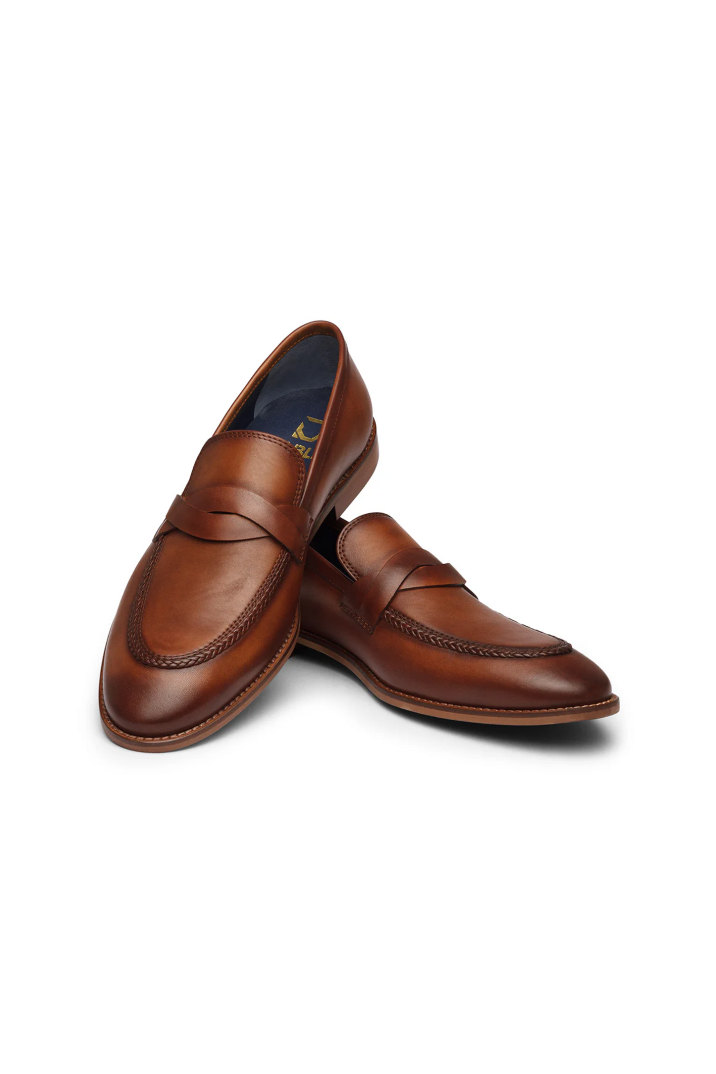 CULLMAN - TAN HANPAINTED LEATHER SHOES