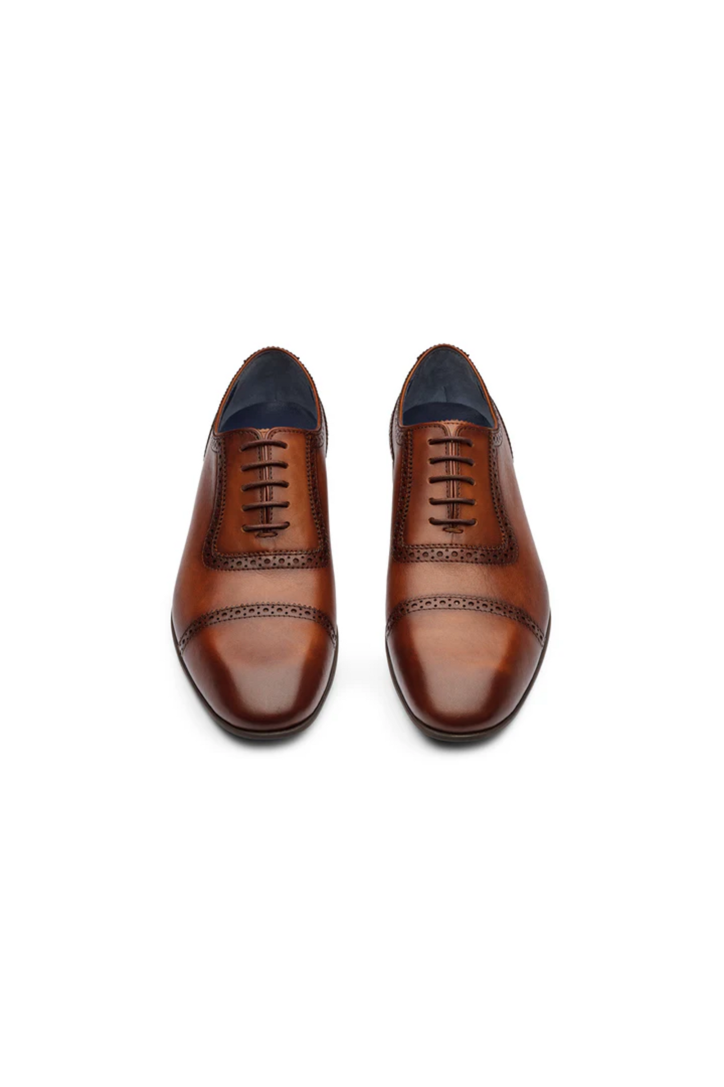 ATHENS - TAN HANDPAINTED LEATHER SHOES