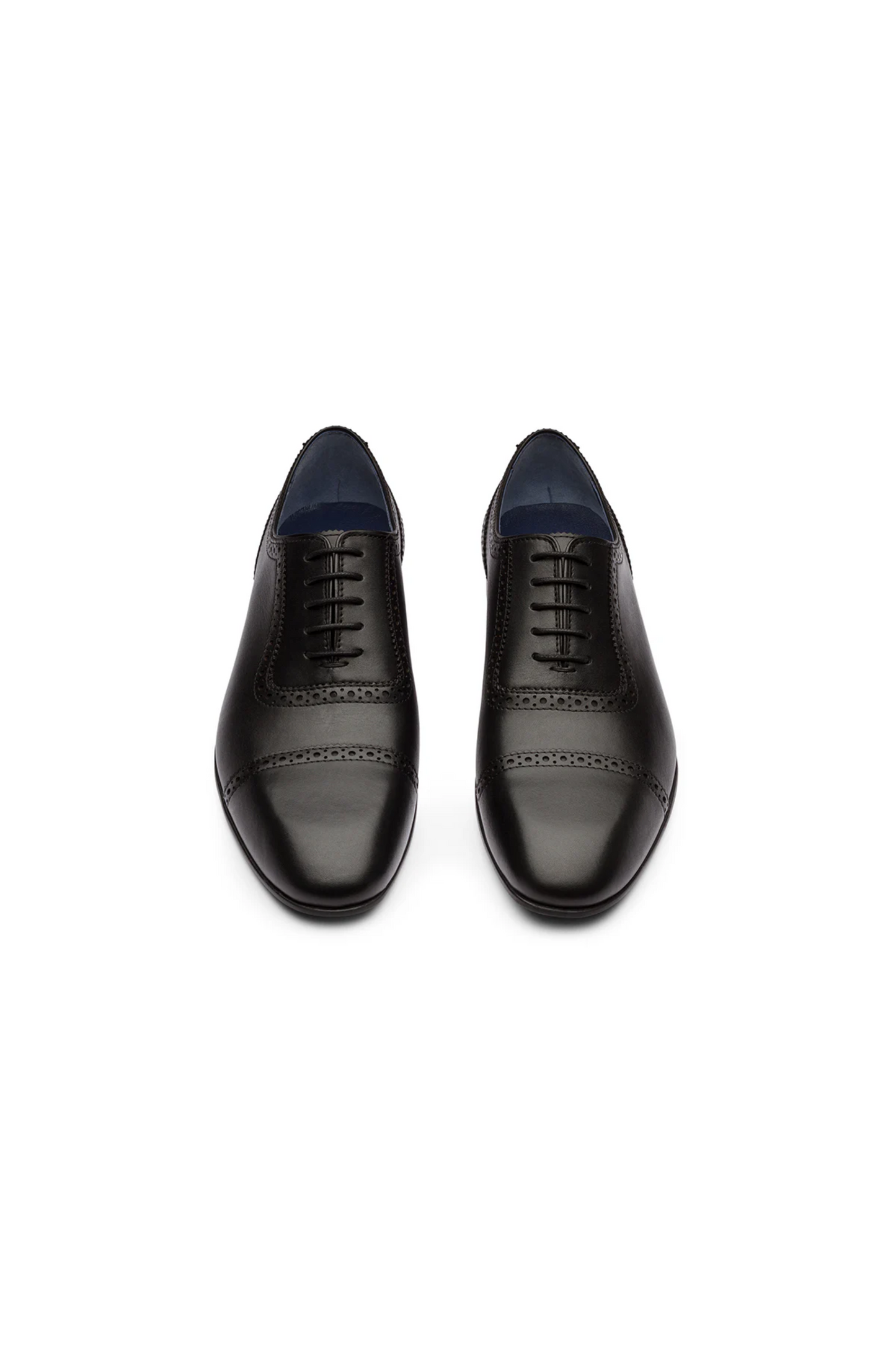 ATHENS - BLACK LEATHER SHOES
