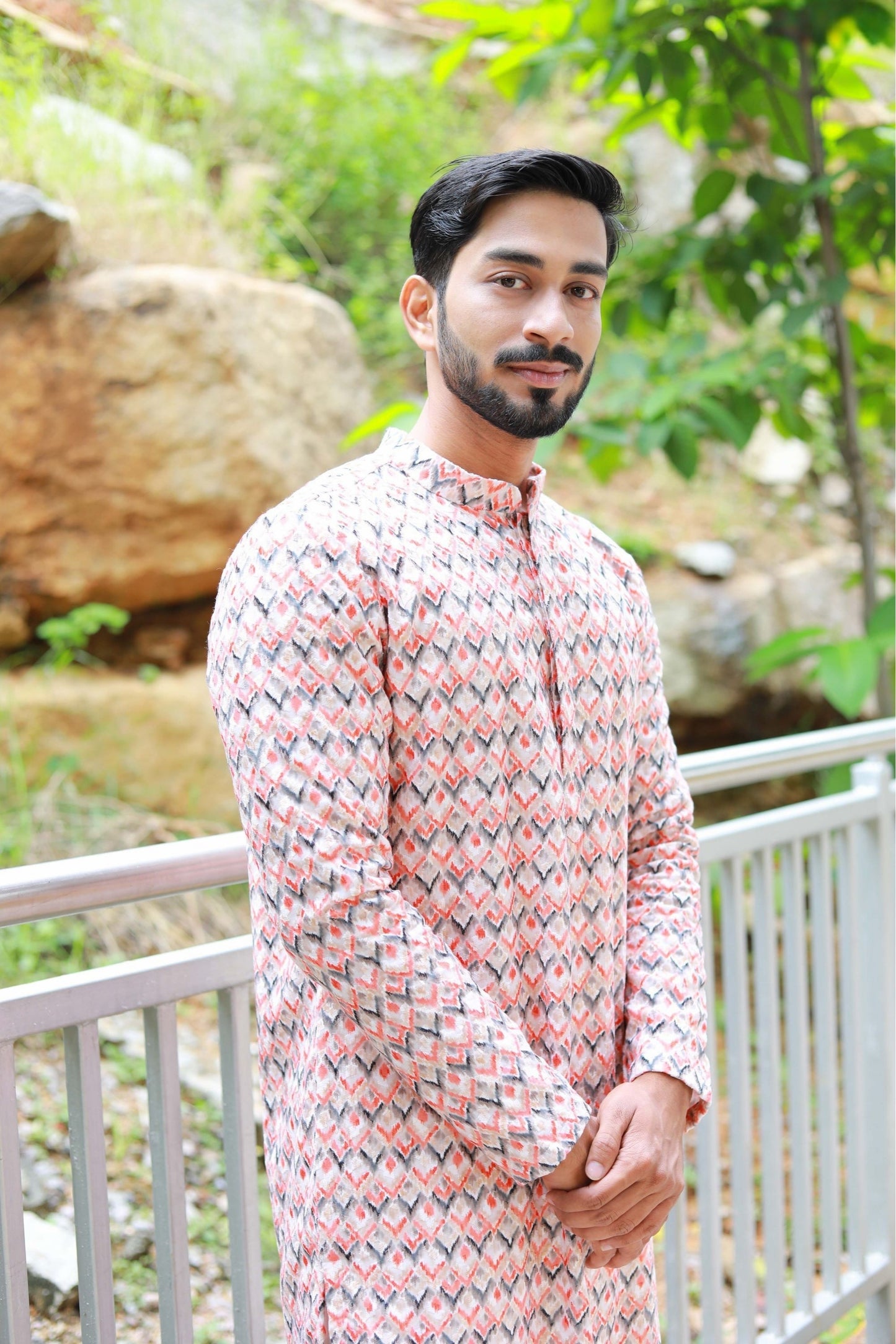 Classic Kaleidoscopic Kurta