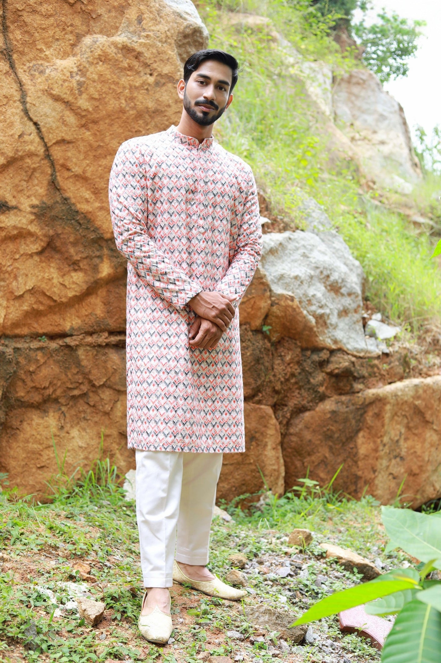 Classic Kaleidoscopic Kurta