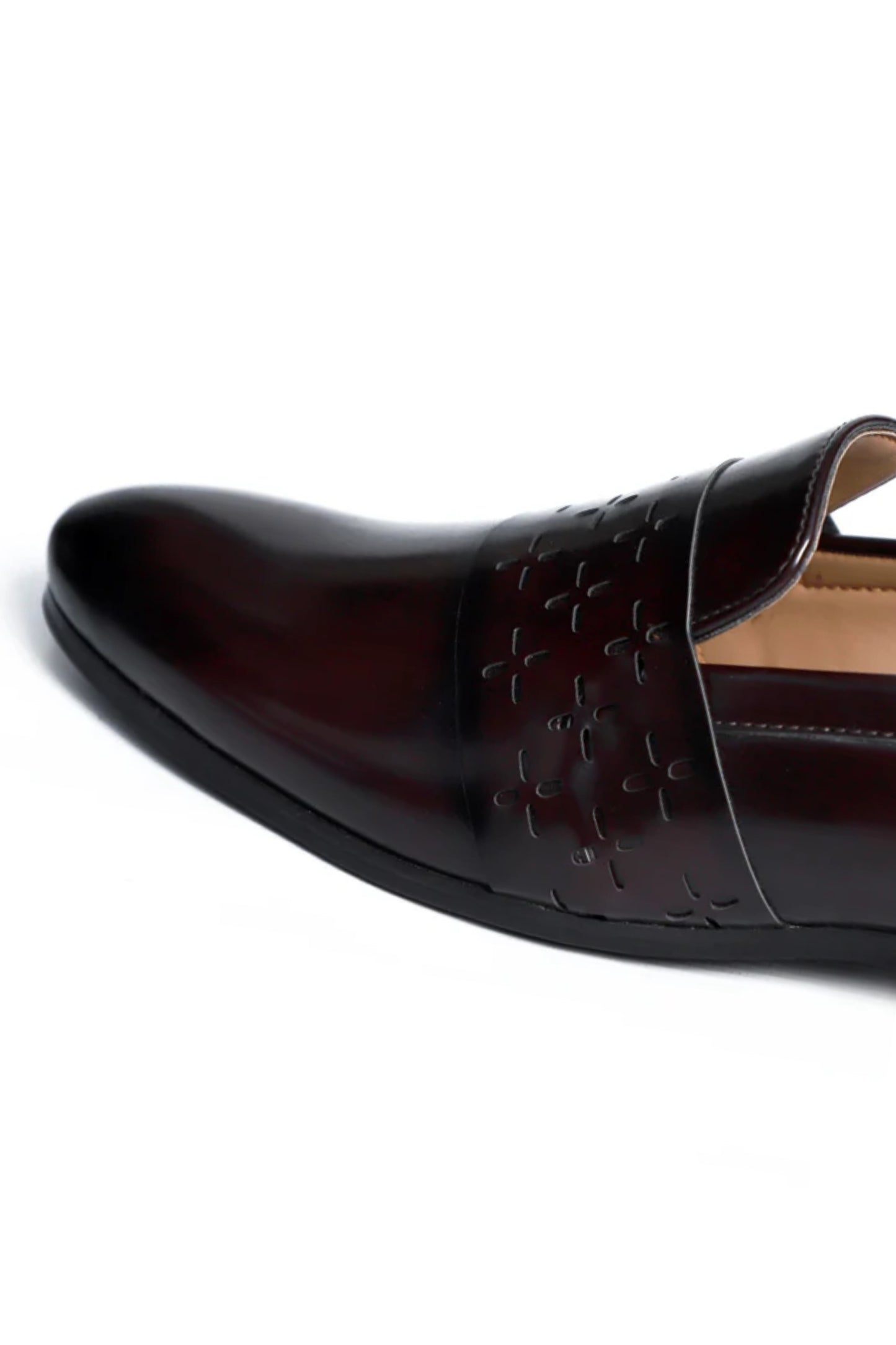 Wine Bodo Designer Vamp Loafers