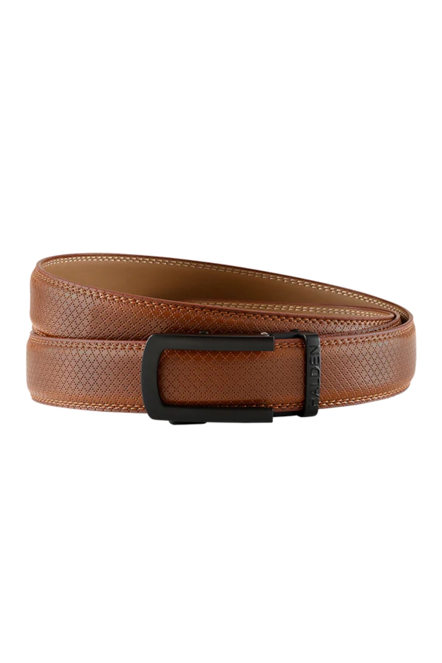 Theo Tan with classic buckle