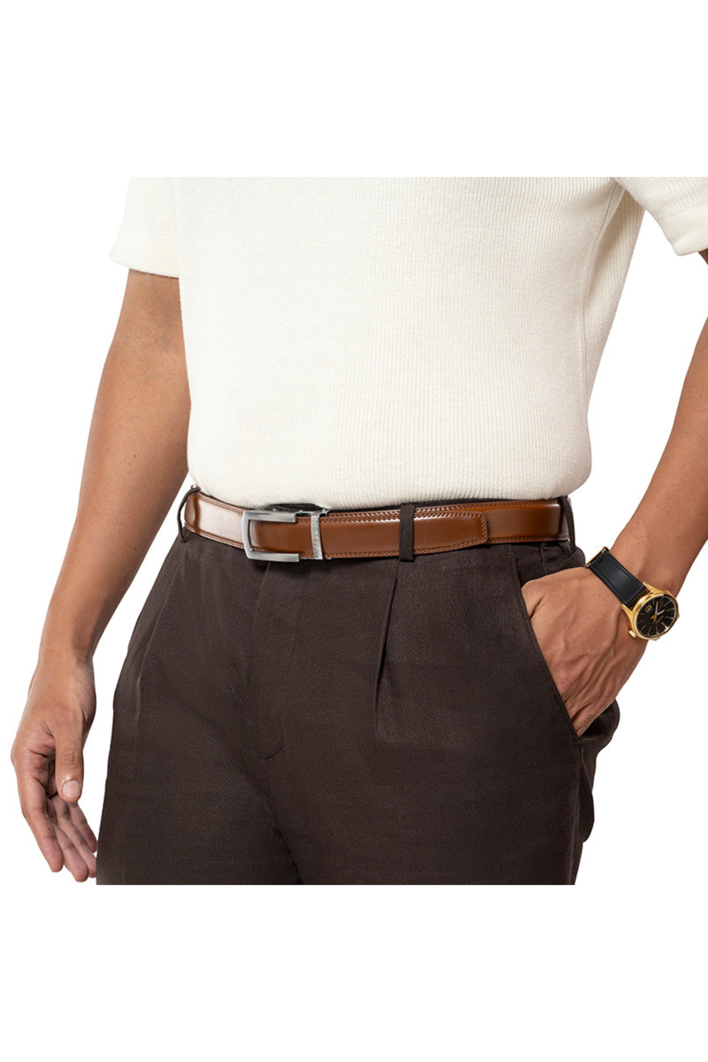 Burley tan with classic buckle