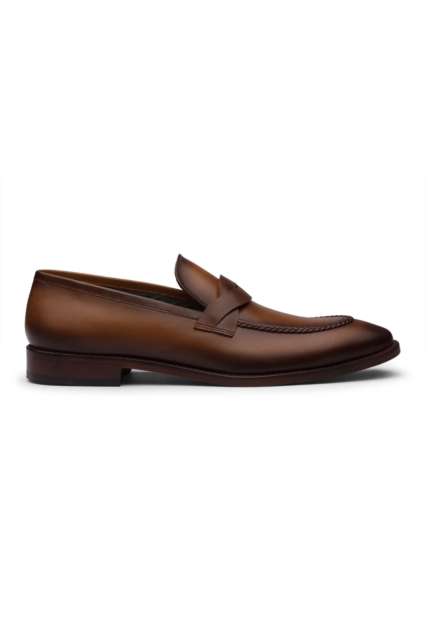 CULLMAN - CHESTNUT BROWN LEATHER SHOES