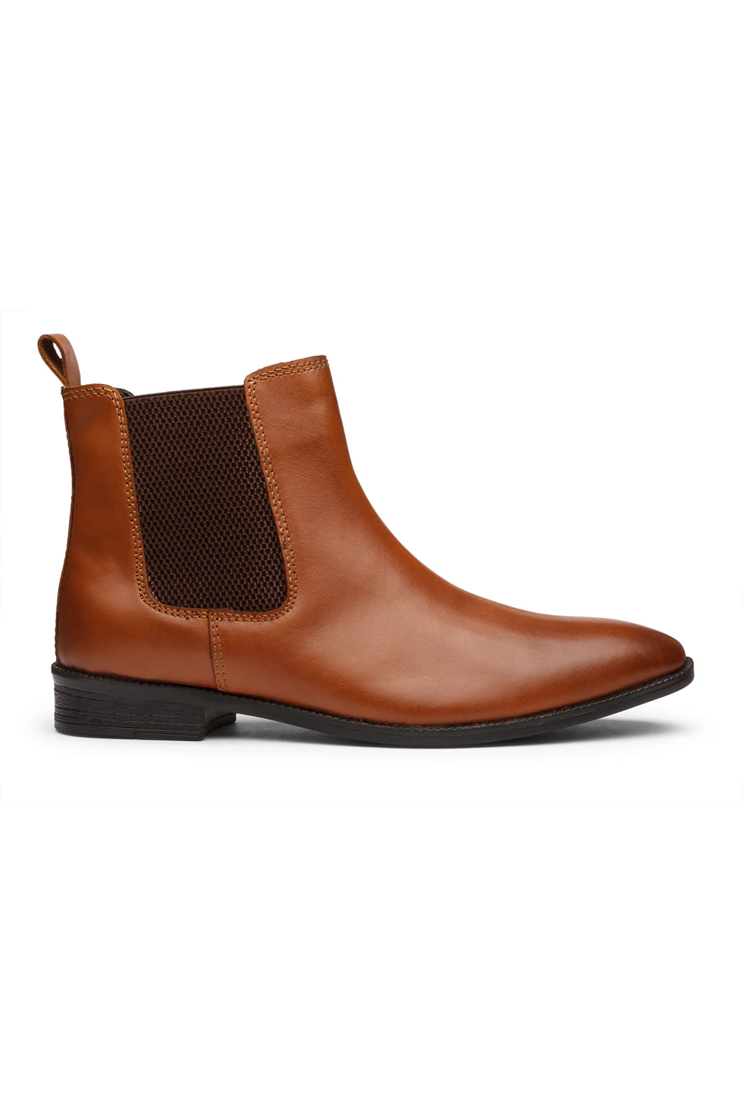 CHELSEA BOOTS - TAN LEATHER SHOES