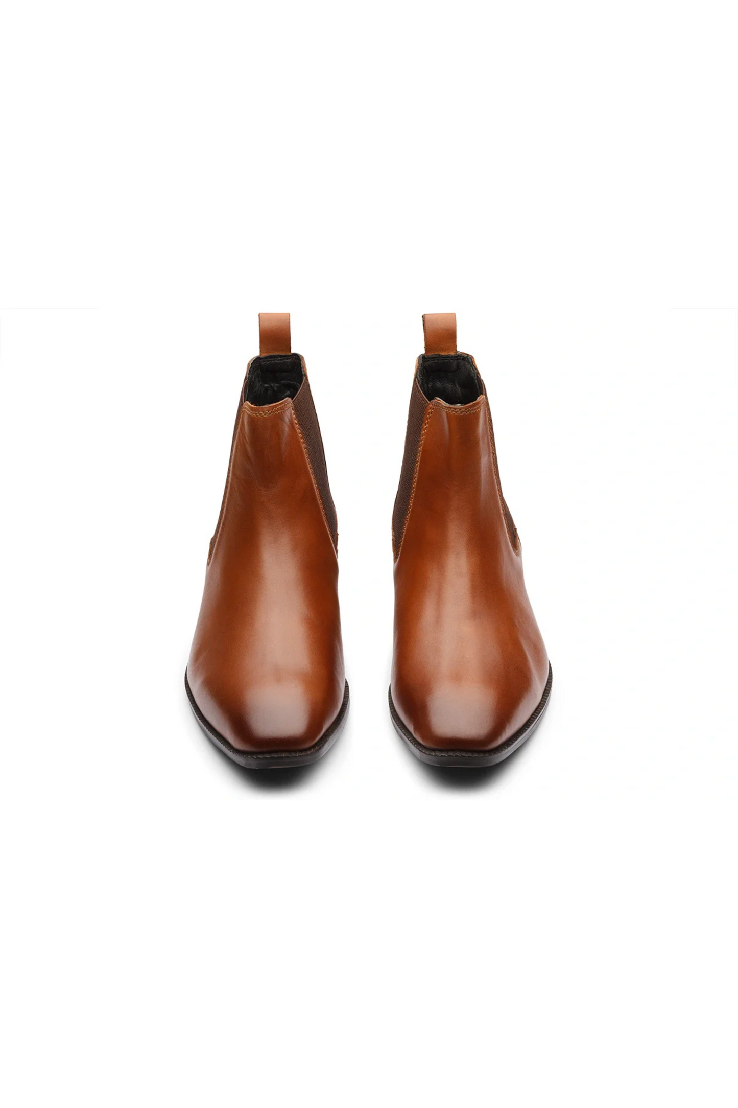 CHELSEA BOOTS - TAN LEATHER SHOES