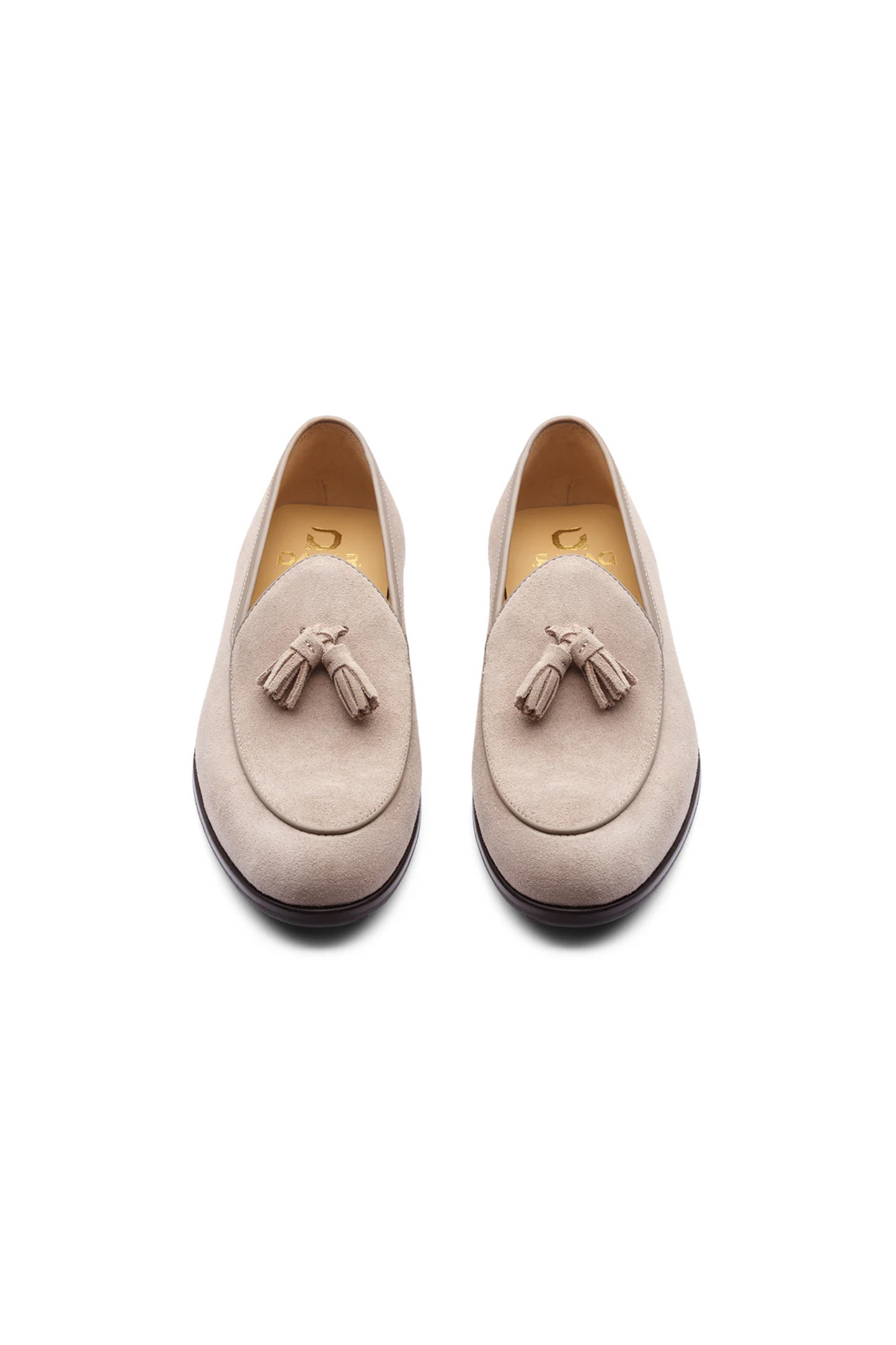 PETERSBURG - CREAM SUEDE LEATHER SHOES
