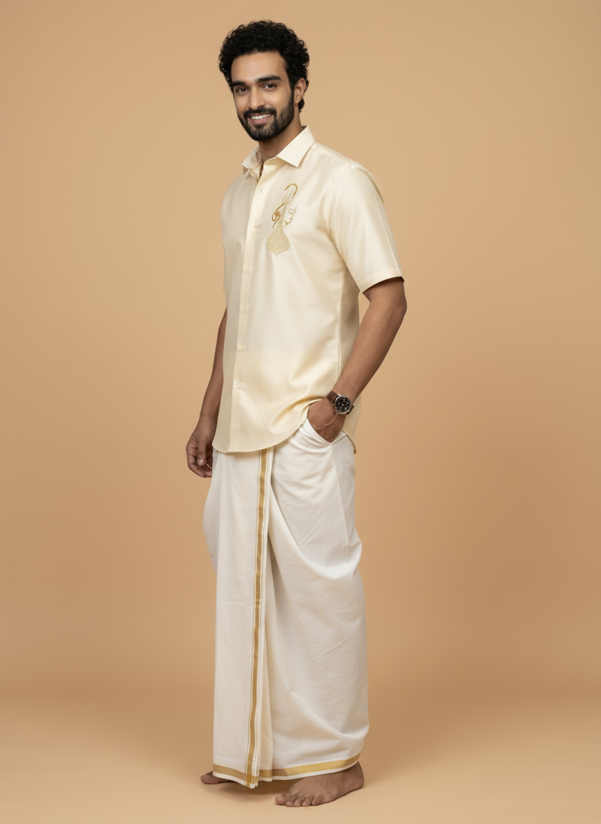 Veera Bhakta Pattu Shirt