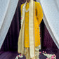 Mustard Yellow Sherwani with boota work