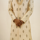 Pure Raw silk sherwani with traditional boota design
