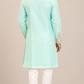 Turquoise Tide – Designer Kurta & Ponam Pant Set