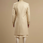 Men’s Designer Ivory Sherwani with Intricate Gold Work