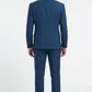 Teal Blue Designer 3-Piece Suit for Men – Slim Fit Embellished Wedding & Reception Wear