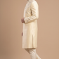Wedding-Ready Ivory Embroidered Sherwani for Men