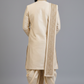 Royal Heritage Gold Embroidered kurta for Men – Luxury Groom Wear with Dhoti Pants