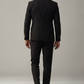 Black Double Breasted Suit for Men with Gold Buttons – Premium Wedding & Formal Wear