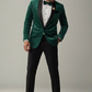 Bottle Green Suede Classic Tuxedo