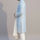 Ice blue designer sherwani