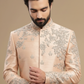 Men’s Luxury Peach Sherwani for Wedding & Festive Wear