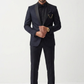 Midnight Blue Jacquard 2-piece tuxedo