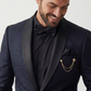 Midnight Blue Jacquard 2-piece tuxedo