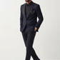 Midnight Blue Jacquard 2-piece tuxedo