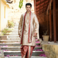 Swarna Tejas Luxury Men's Wedding Dhoti Set with Stole | Traditional Indian Groom Wear