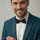Teal Blue 2-Piece classic tuxedo