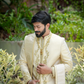 Veena Sherwani | Premium Ivory Wedding Sherwani for Groom