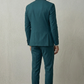 Teal Blue 2-Piece classic tuxedo