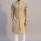 Hand crafted gold sherwani