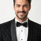 Woolcrepe 2-piece Tuxedo with embroidery on the shoulders
