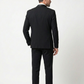 Woolcrepe 2-piece Tuxedo with embroidery on the shoulders