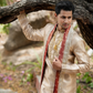 Swarna Tejas Luxury Men's Wedding Dhoti Set with Stole | Traditional Indian Groom Wear