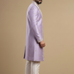 Men’s Lavender Embroidered Indo-Western Sherwani Set