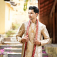 Swarna Tejas Luxury Men's Wedding Dhoti Set with Stole | Traditional Indian Groom Wear