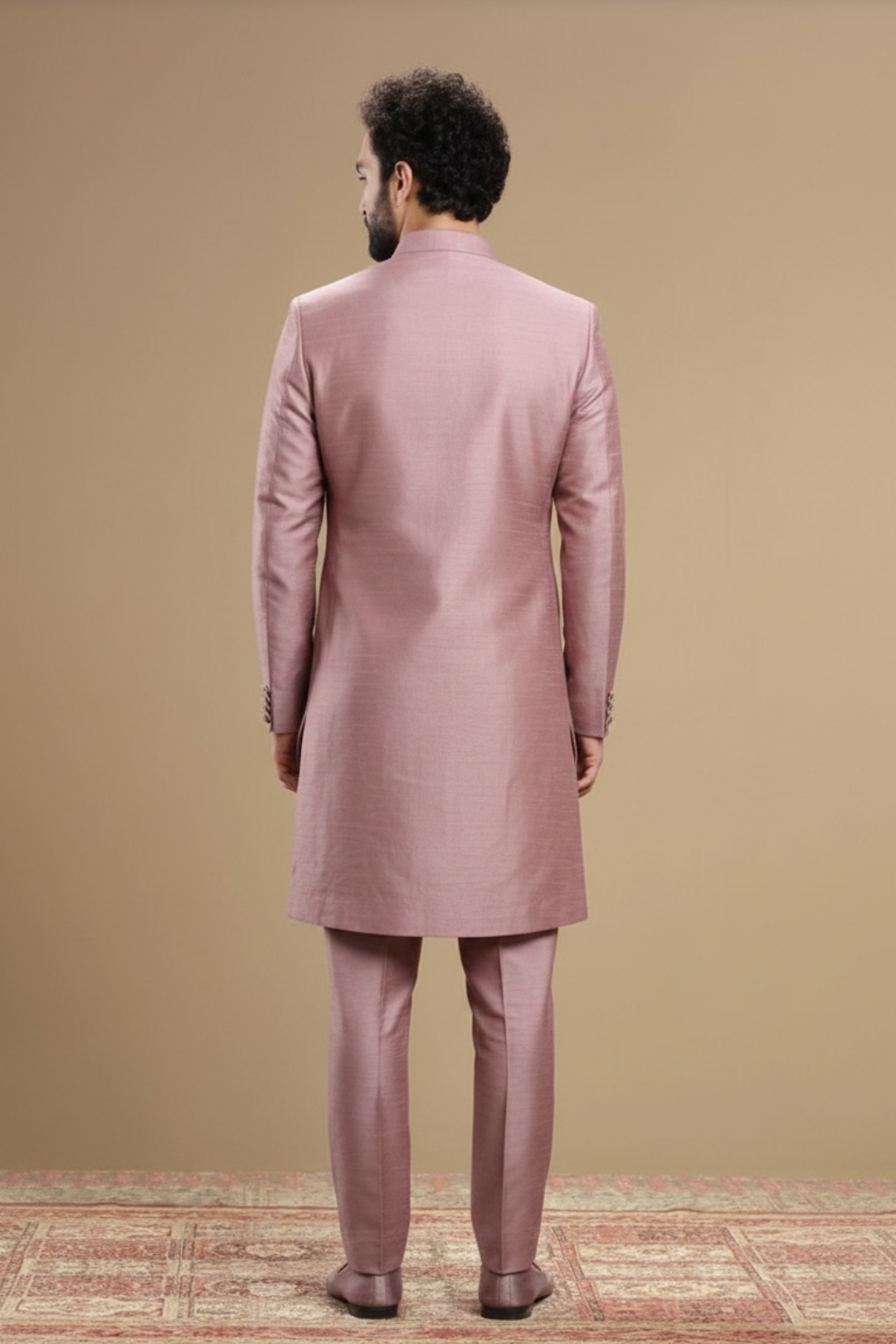 Elegant Pink Sherwani for Wedding & Festive Wear