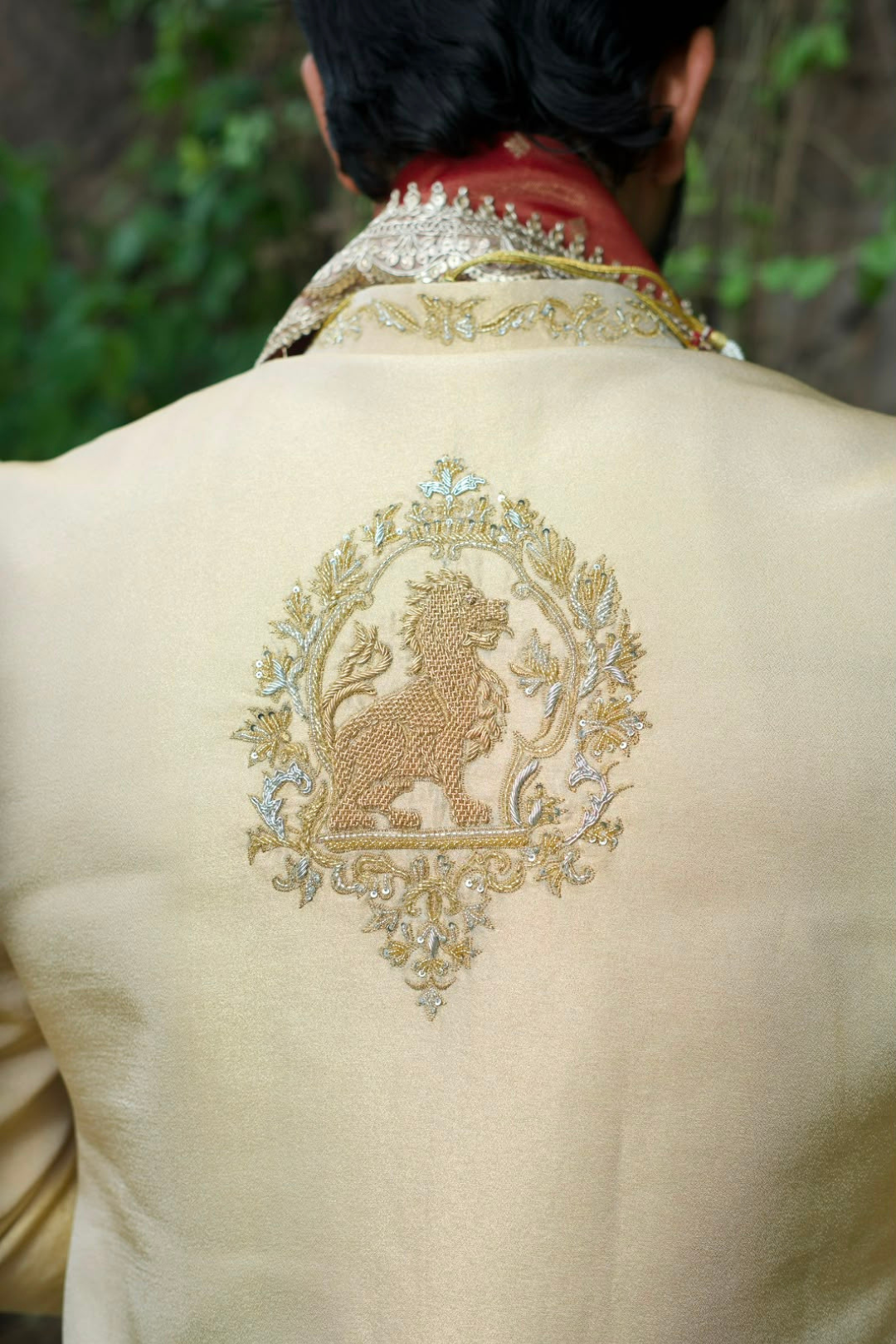 Yalli Sherwani Kurta, Dhoti & Stole Set | Premium Men's Designer Wedding & Festive Ethnic Wear