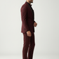 Wine Peak Lapelled Wool Crepe Tuxedo