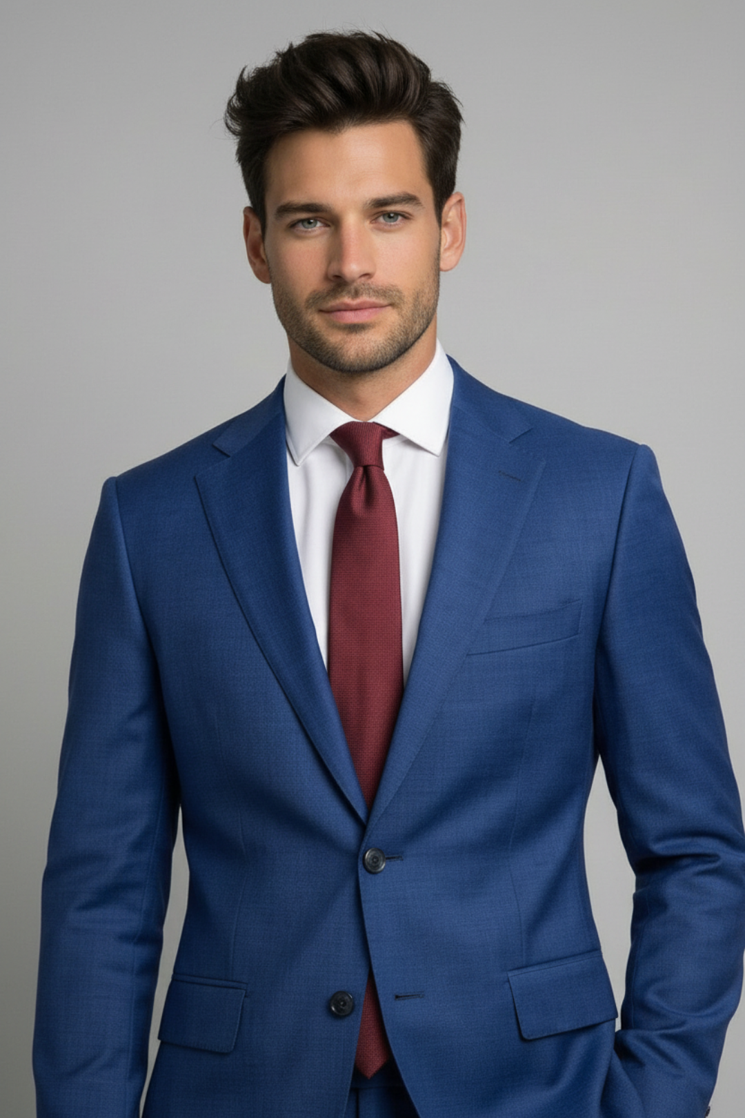 Royal Blue Slim Fit Suit for Men – Premium Formal & Wedding Wear
