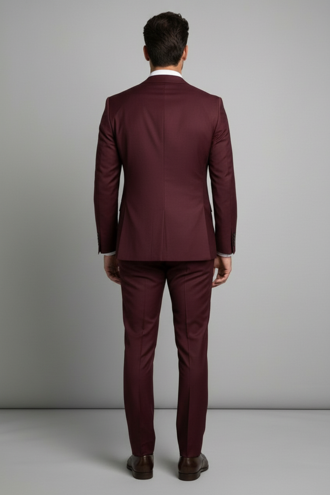 Burgundy Slim Fit Suit for Men – Premium Wedding & Formal Wear