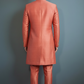 Men’s Coral Pink Embroidered Indo-Western Set – Designer Wedding & Festive Ethnic Wear